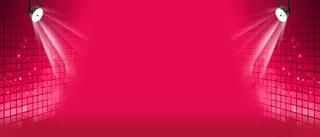 网站首页红色方形白色灯光效果免抠