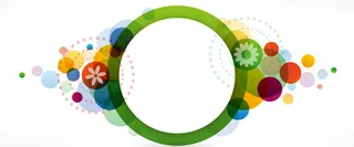 美丽炫彩斑点背景高清