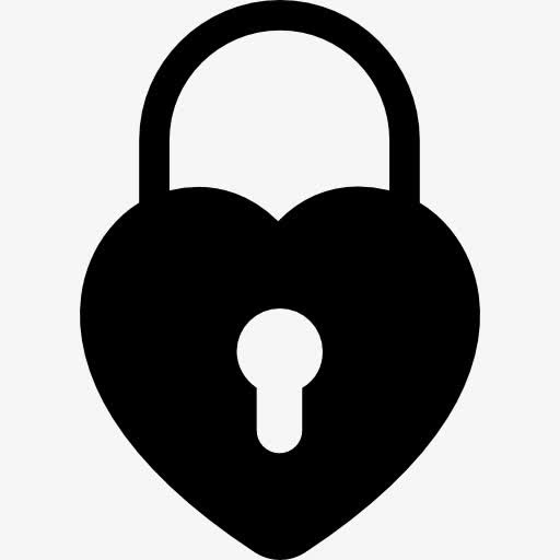 心形挂锁图标免抠