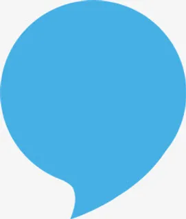 蓝色逗号图片招聘免抠