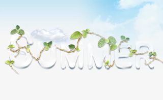 summer艺术字免抠