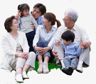 可爱幸福全家人插图免抠