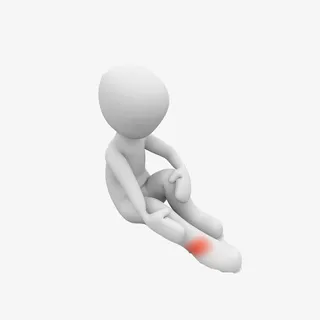 脚腕疼图片免抠