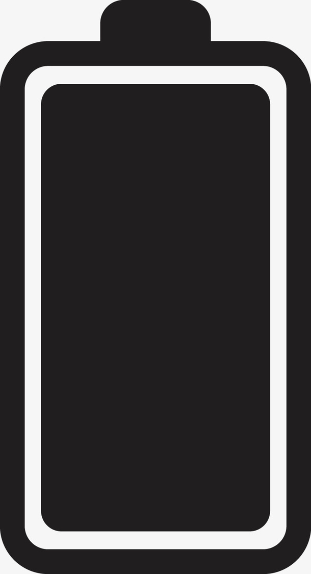 手绘满电量安卓电池素材免抠