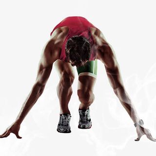 运动奔跑创意图免抠