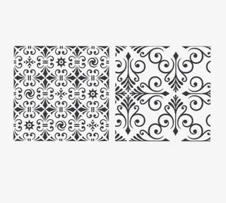 欧式底纹花纹边框免抠