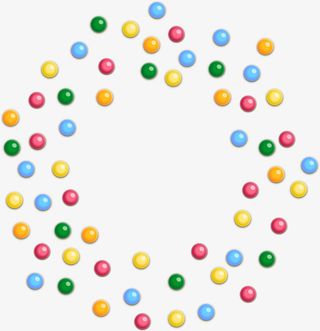 美味多彩糖果免抠