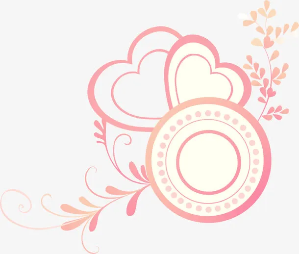 潮流花纹免抠
