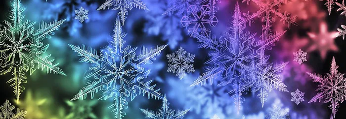 雪花渐变背景高清