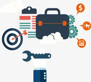 项目投入分类标签免抠