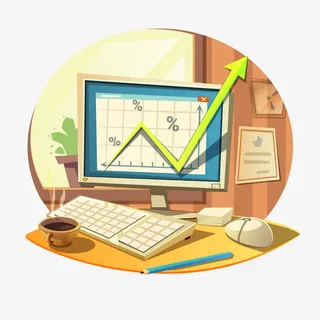 矢量金融投资素材免抠