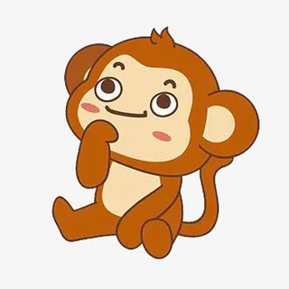 思考的小猴子呀免抠