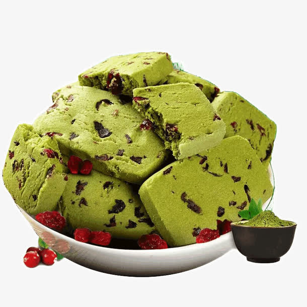 抹茶糕点免抠