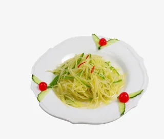 香辣青椒土豆丝免抠