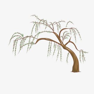 清新小花卡通插画34免抠