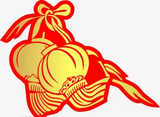 红色灯笼素材 卡通手绘灯笼免抠