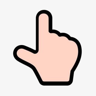 手势图标点击触碰鼠标免抠标签元素