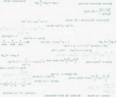数学与物理公式矢量免抠