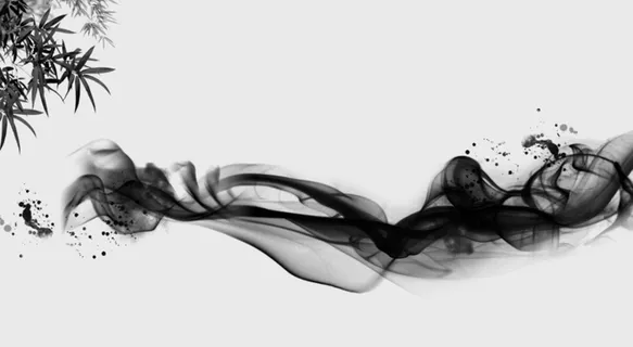 灰色中国风水墨背景高清