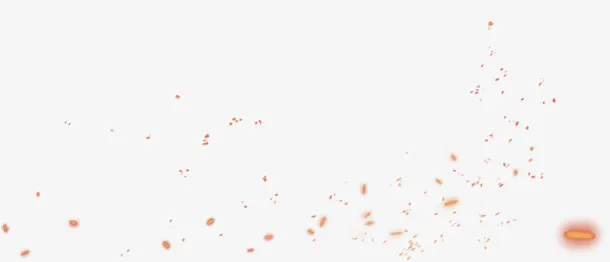 火花粒子不规则漂浮免抠