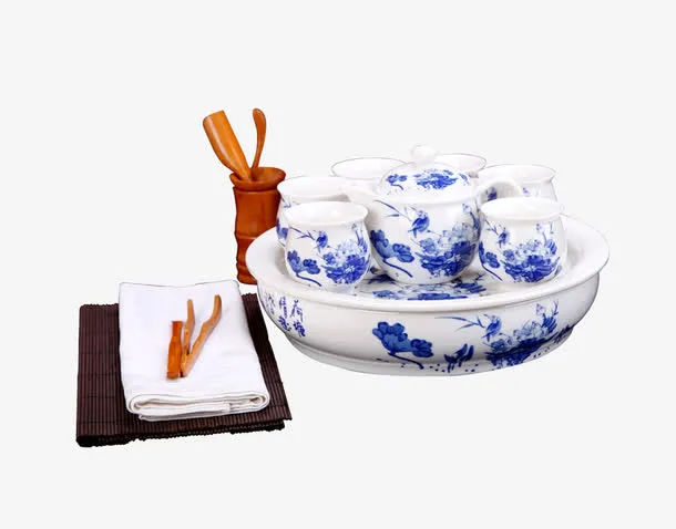 精美茶具免抠