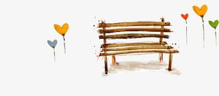 可爱手绘爱心植物户外免抠