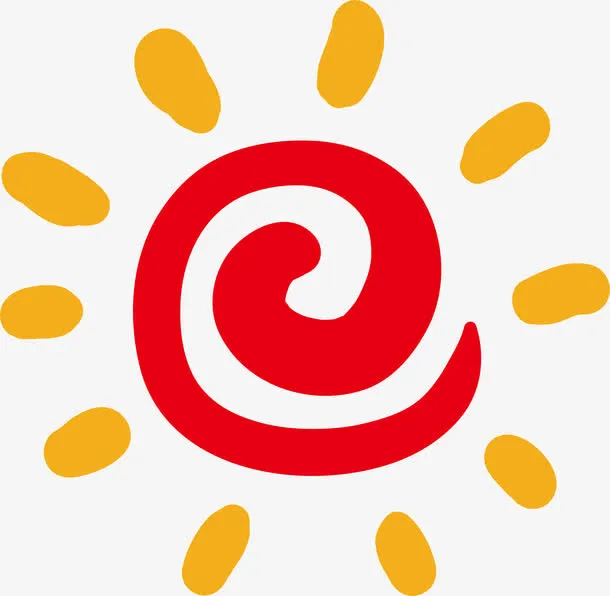 手绘太阳免抠
