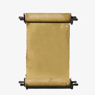 牛皮纸卷轴免抠