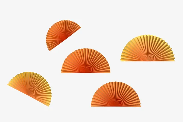 C4D 创意 扇子 小元素免抠