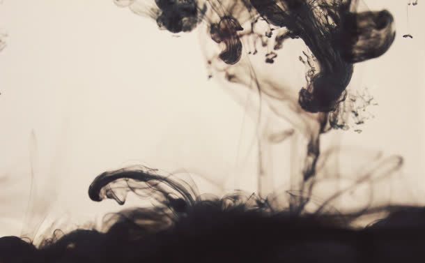 烟雾水墨创意主图免抠