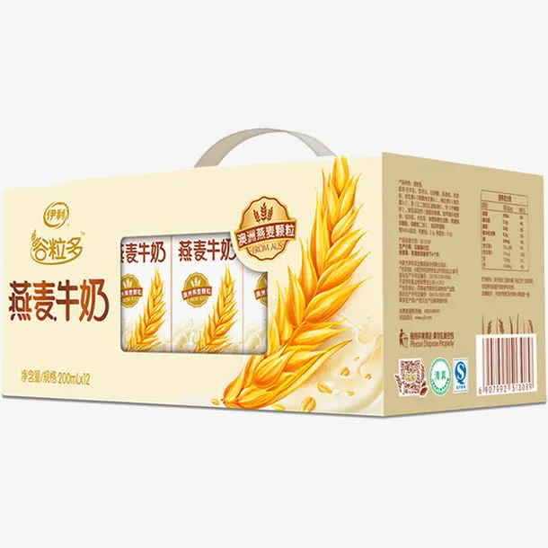 伊利谷粒多燕麦牛奶免抠