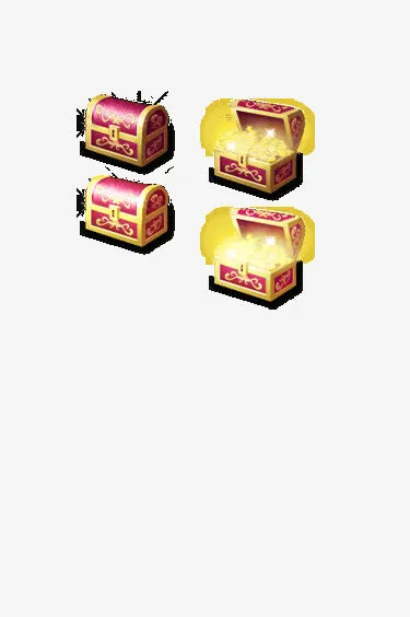 游戏宝箱免抠