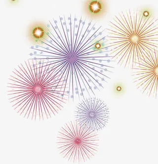 高清放射性光效设计免抠