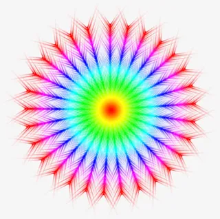 圆形孔雀尾巴免抠