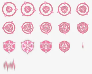 红色魔法阵特效免抠