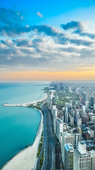 蓝天白云风景手机端H5背景高清