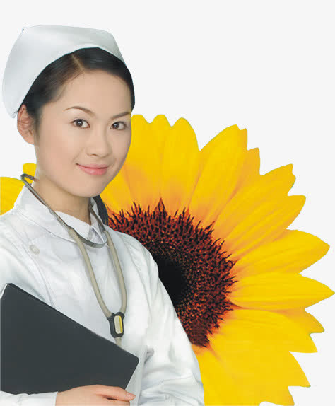 医院职业护士听诊免抠
