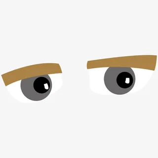 一双圆鼓鼓的眼睛免抠