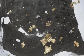 金箔 水墨 痕迹高清