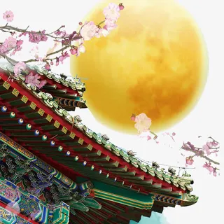 月亮png元素免抠