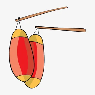 两个灯笼免抠