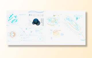 科技图形界面矢量免抠