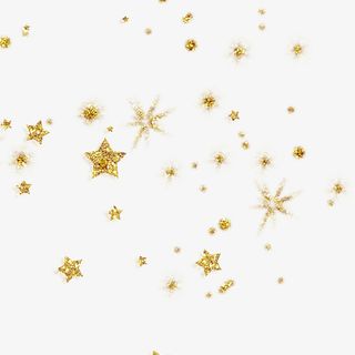 金色满天星节日元素免抠