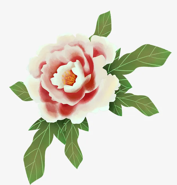 国潮 中国风 牡丹免抠