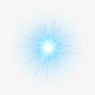 蓝色发光效果免抠装饰效果特效元素