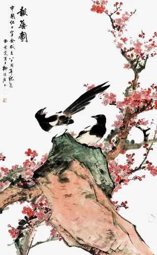 中国风喜鹊免抠