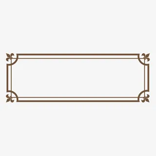 中国风古典纹理边框免抠