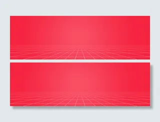 大红，透视，网格，中国红，国潮，中国风高清