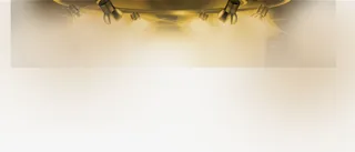 金色灯光效果元素免抠