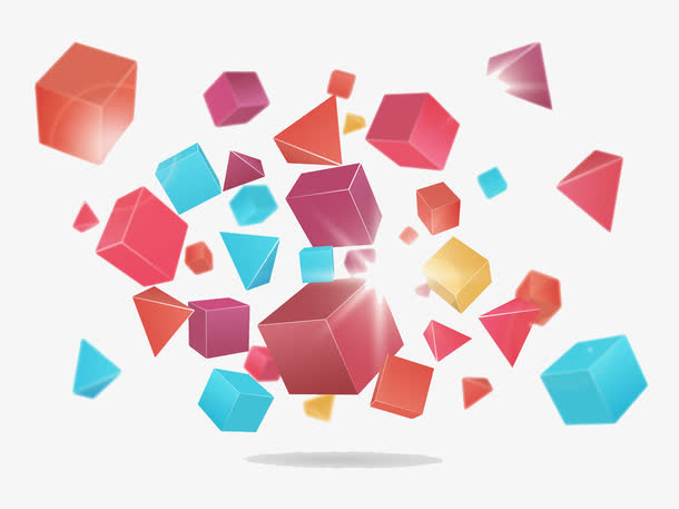 立体几何图案免抠